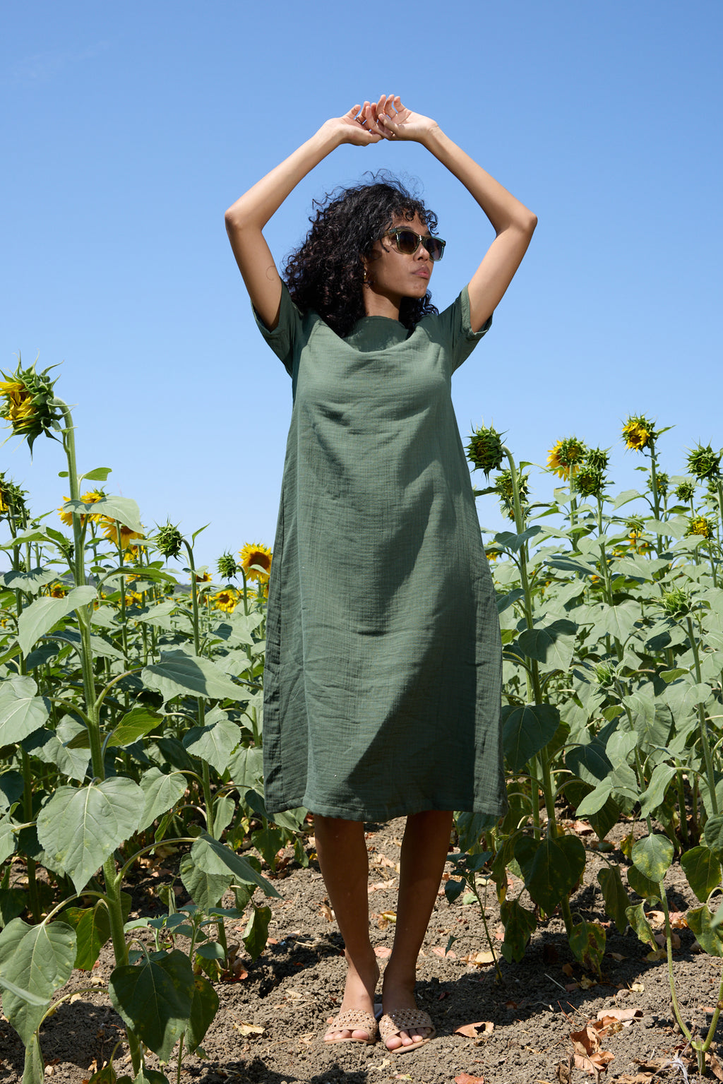 Çift Katlı Müslin Yazlık Elbise