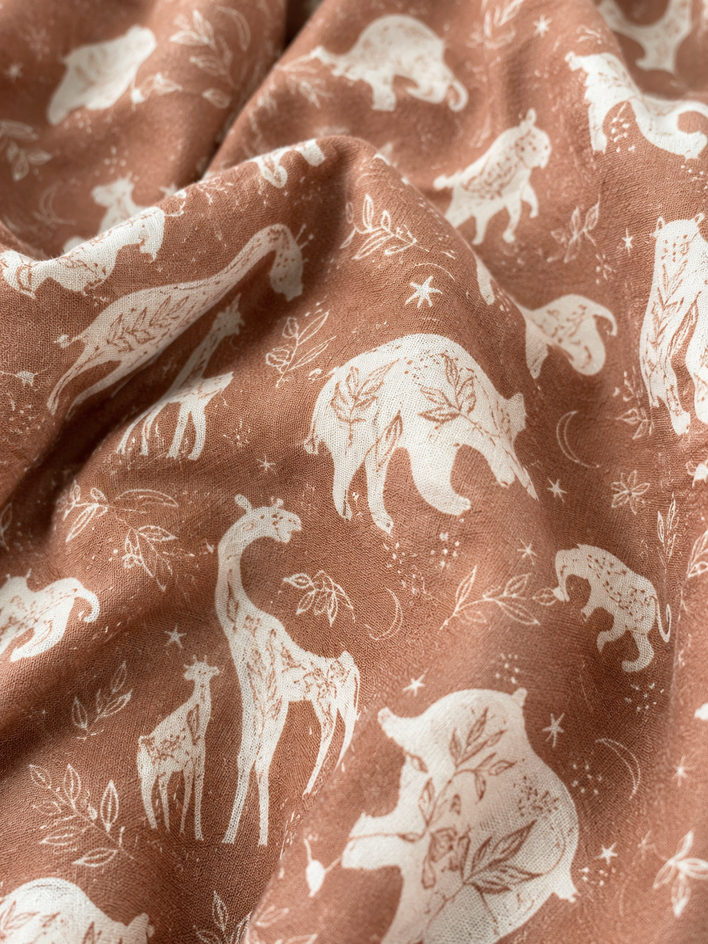 Müslin Kimono & Şort Takım | Safari - %100 Pamuk