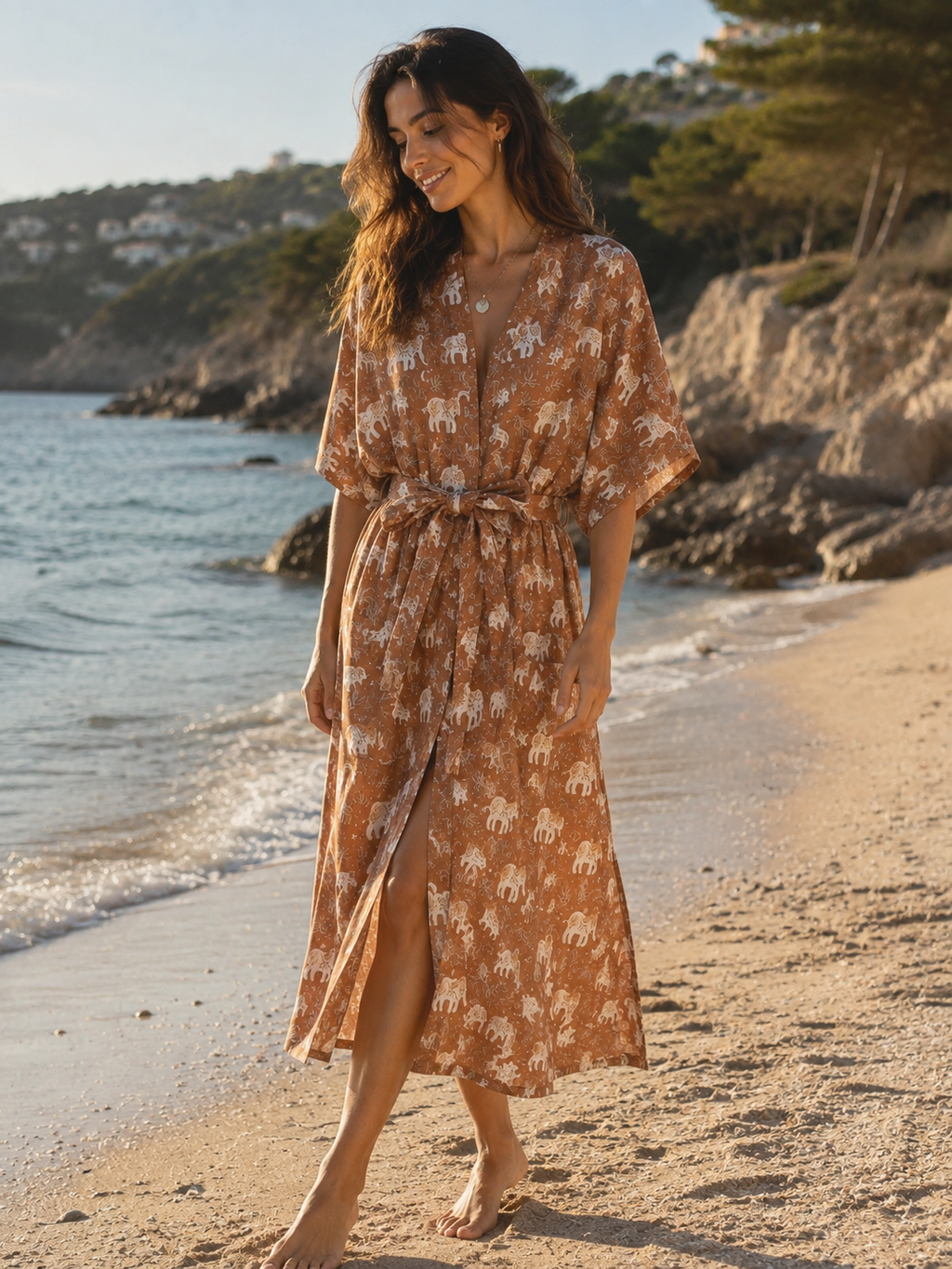 Safari Müslin Kimono | %100 Pamuk