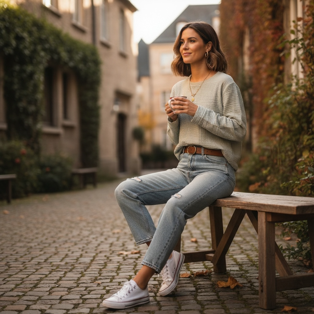 %100 Pamuk 4 Kat Müslin Kadın Bluz – Uzun Kollu Bol Kesim Doğal Kumaş Bluz