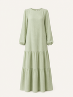 Modest Lina Maxi Müslin Elbise