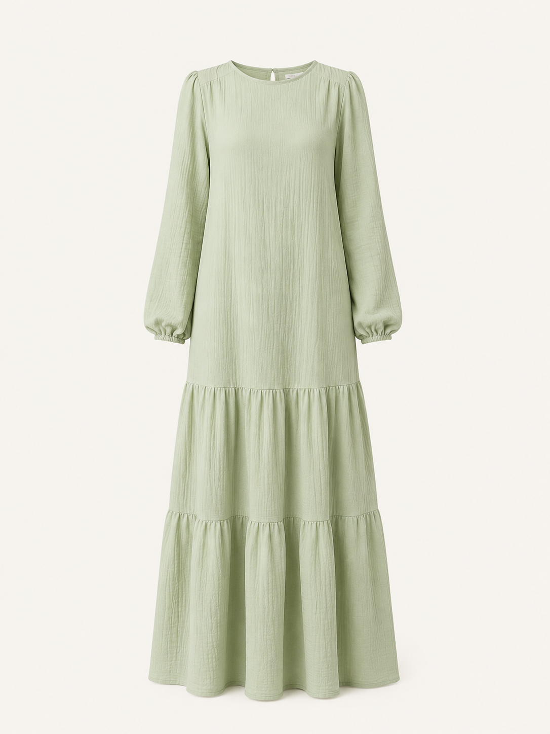 Modest Lina Maxi Müslin Elbise