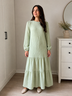 Modest Lina Maxi Müslin Elbise