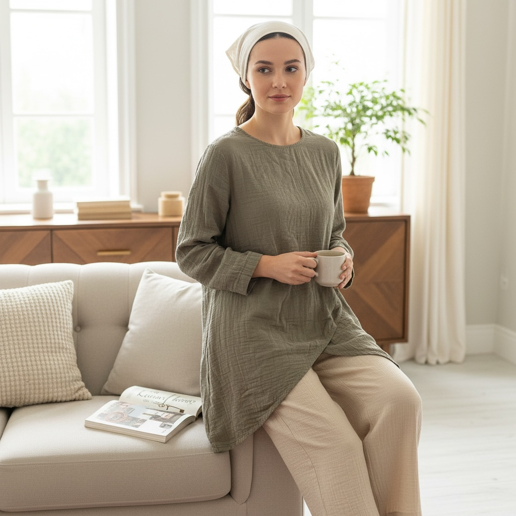 Alya Modest Takım | %100 Pamuk