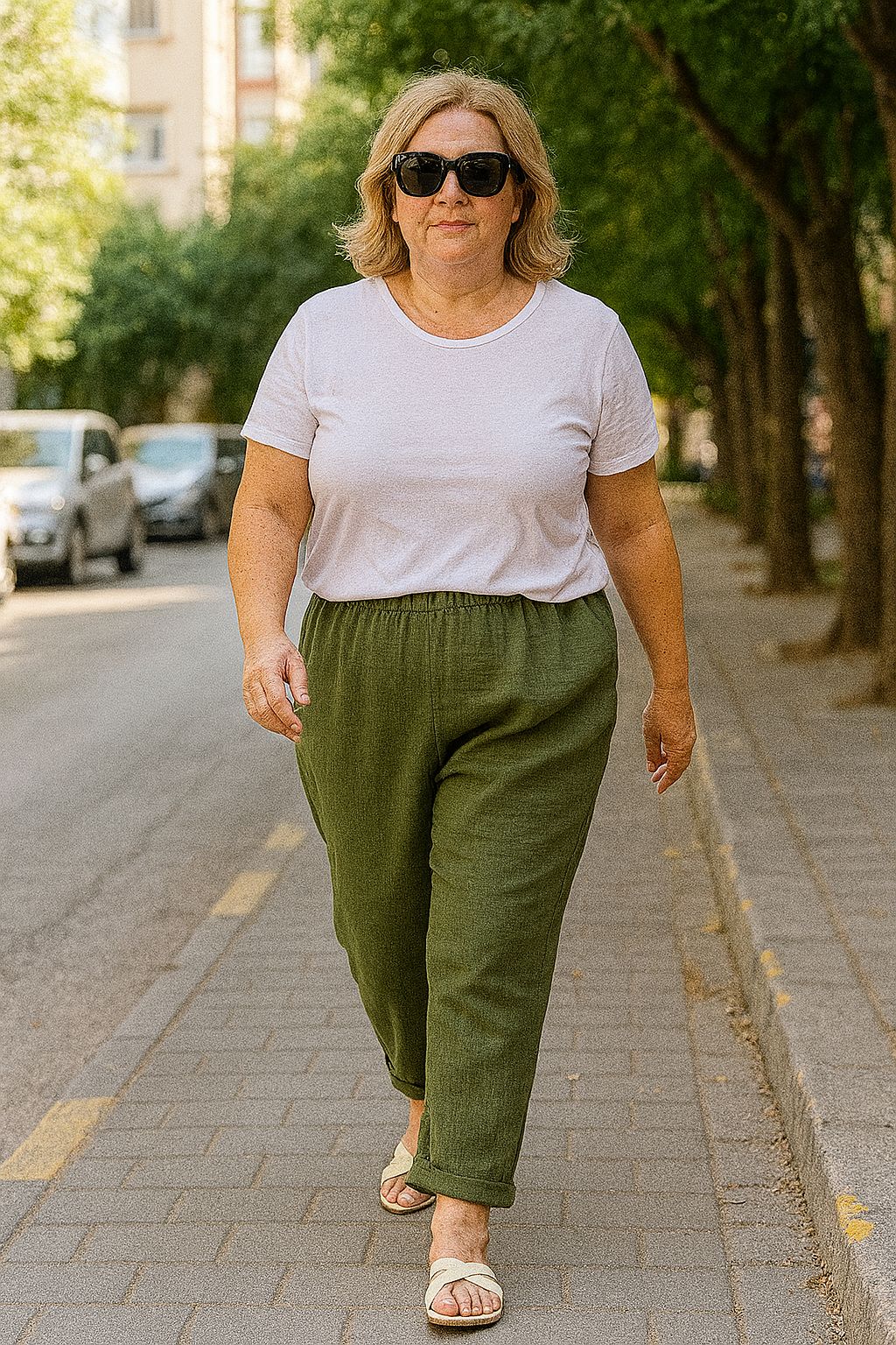 Büyük Beden Düz Pantolon