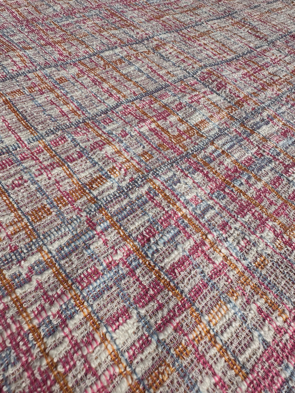 Vintage Touch Kareli Dokuma Elbise