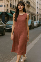 Dört Katlı Müslin Elbise