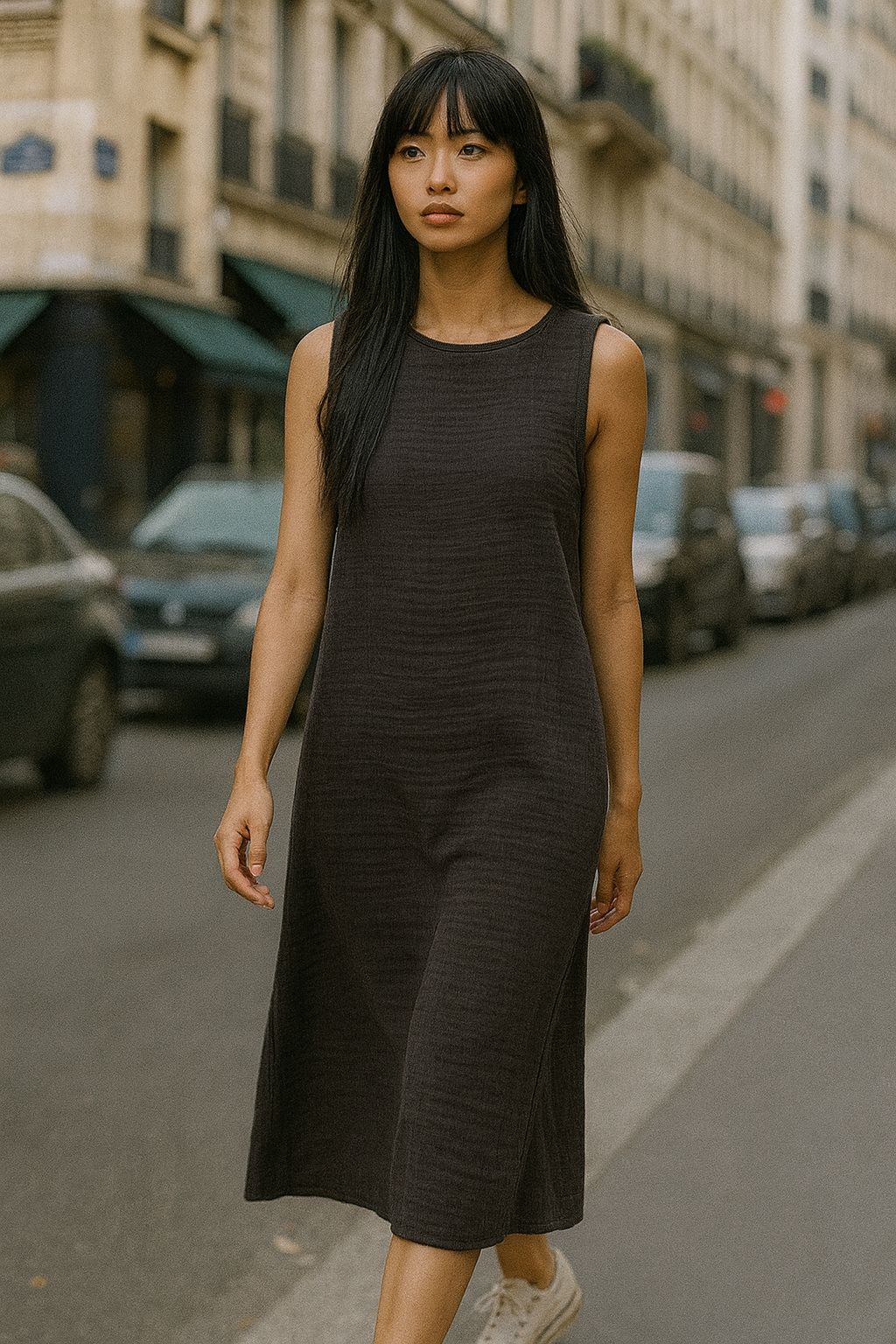 Dört Katlı Müslin Elbise