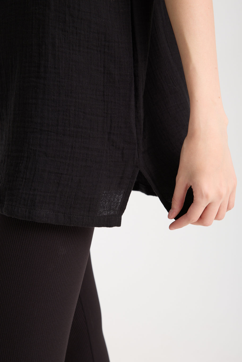 Oversize Bluz | %100 Pamuk Çift Kat Müslin