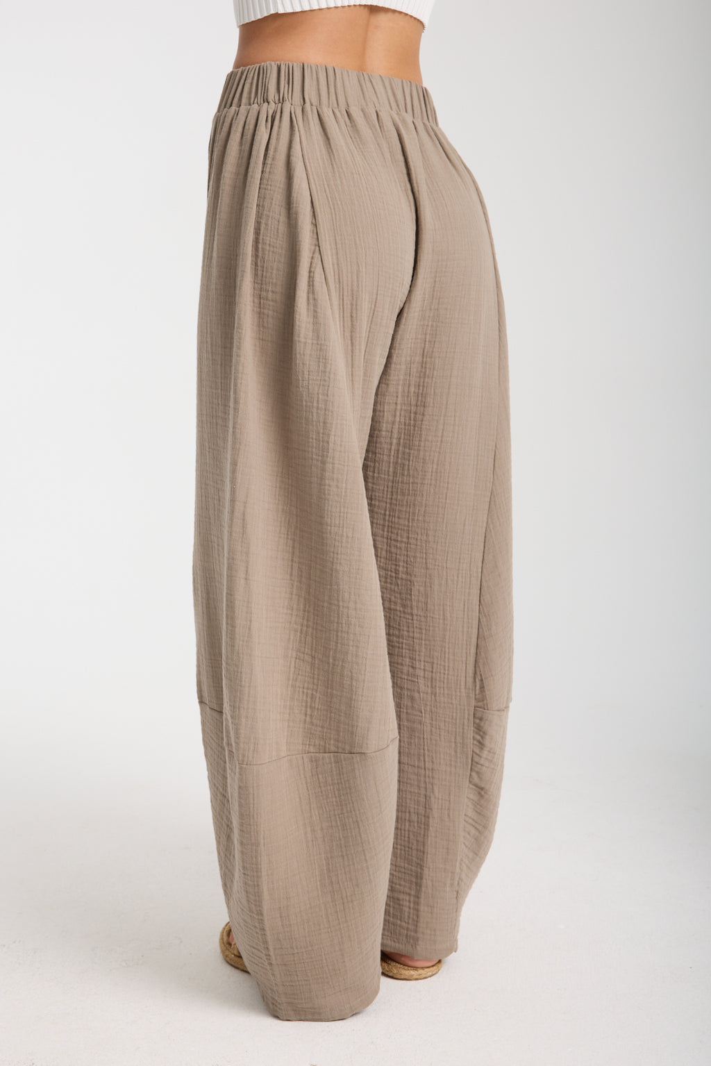 Çift Kat Müslin Özel Tasarım Pantolon