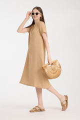 Çift Katlı Müslin Yazlık Elbise