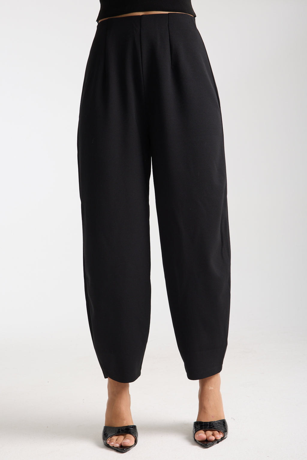 Siyah Scuba Pantolon