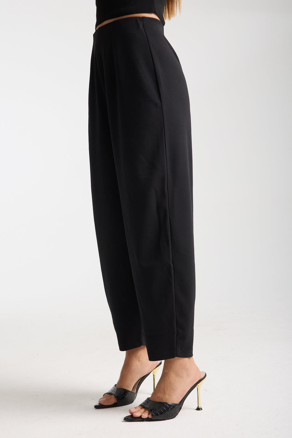 Siyah Scuba Pantolon