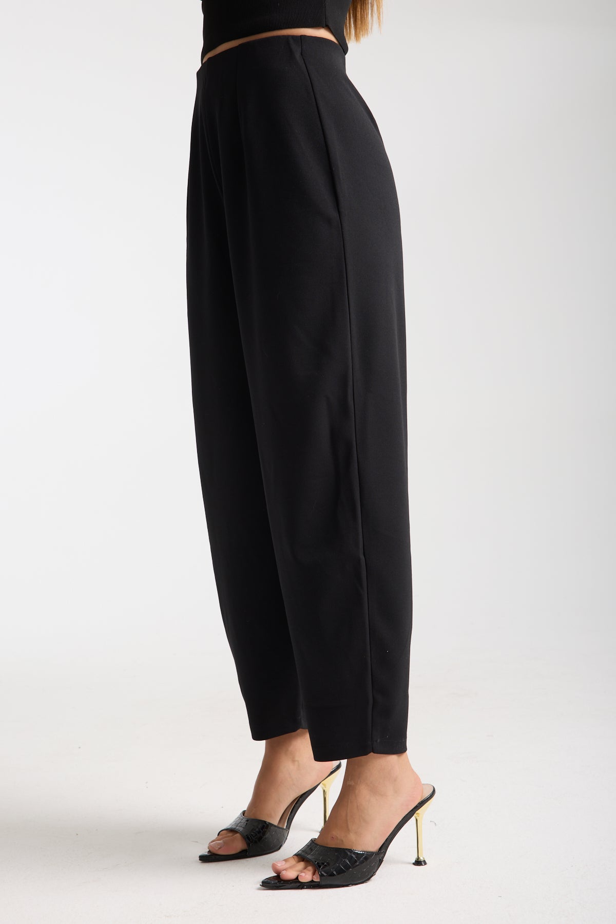 Siyah Scuba Pantolon