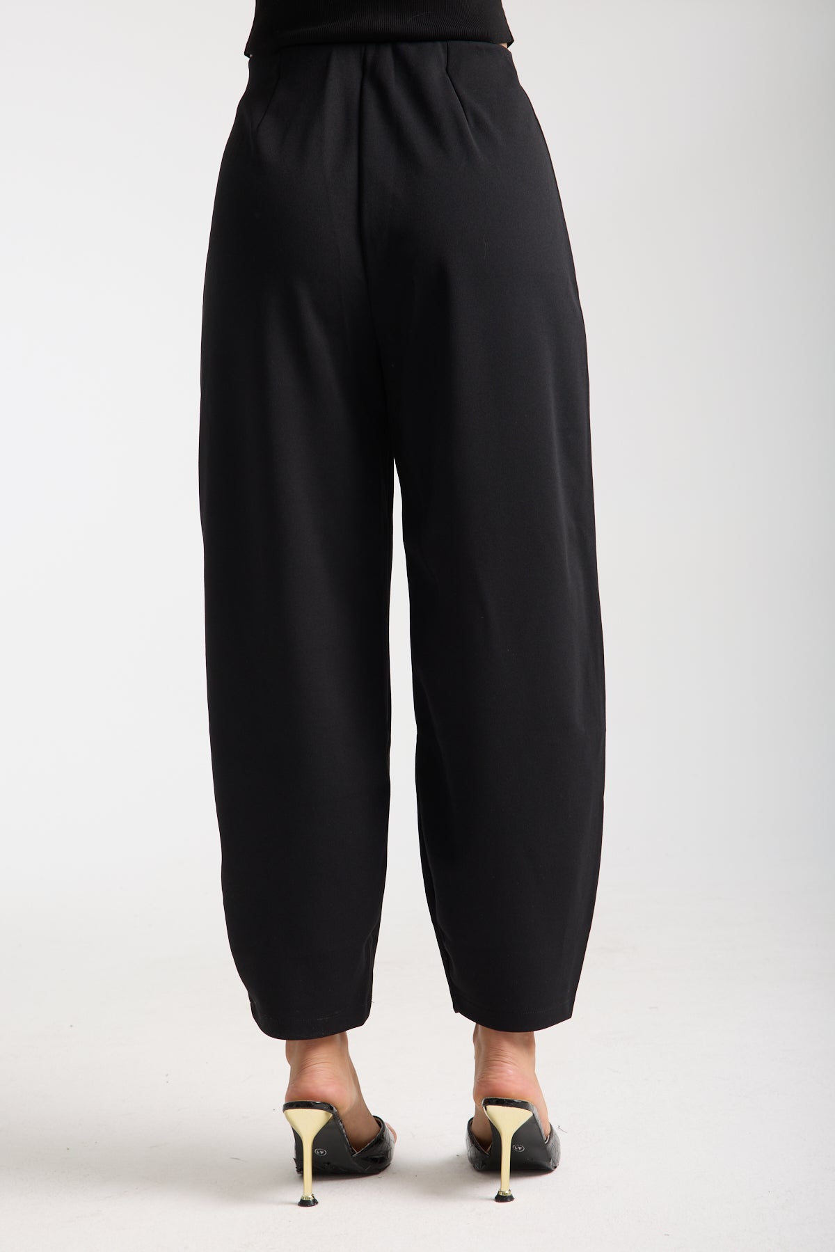 Siyah Scuba Pantolon