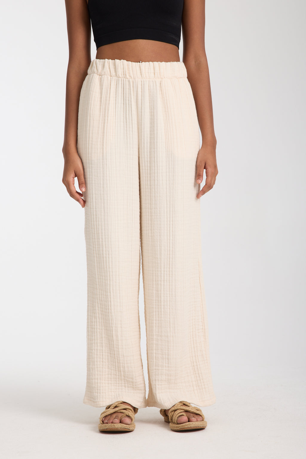 Dört Katlı Müslin Pantolon