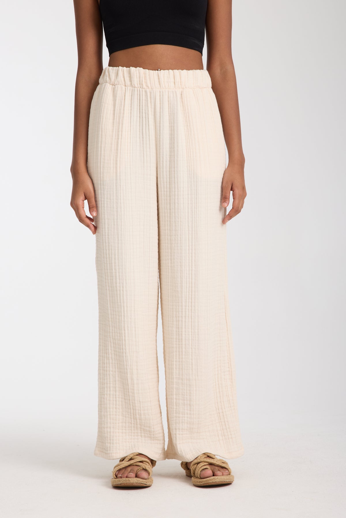 Dört Katlı Müslin Pantolon