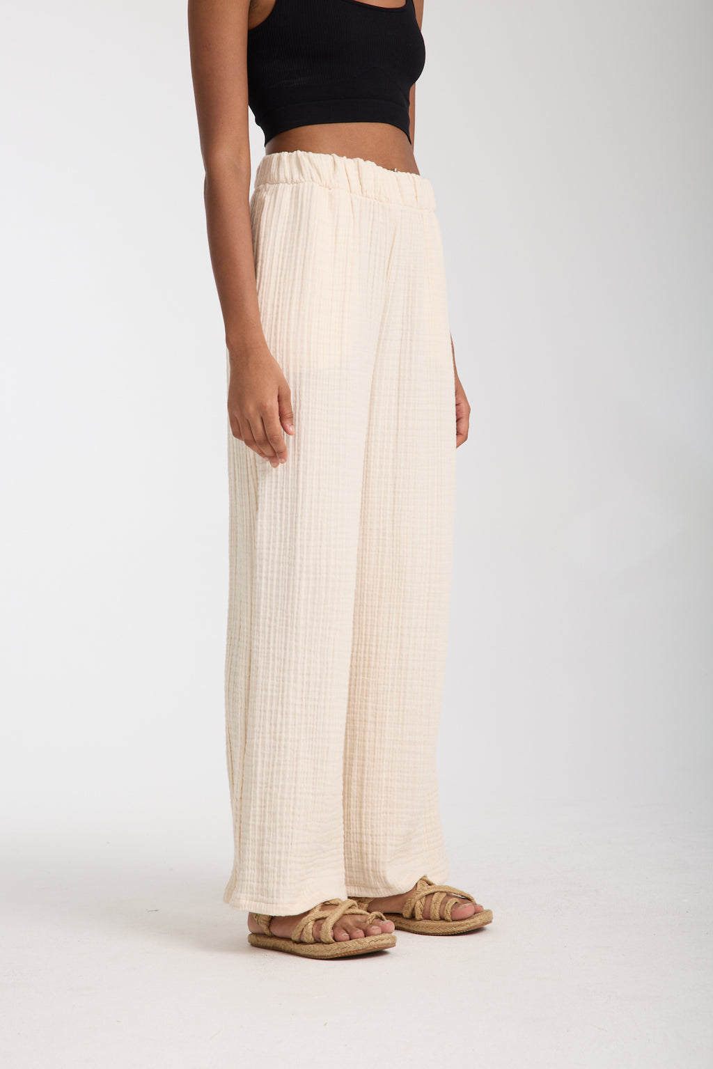 Dört Katlı Müslin Pantolon