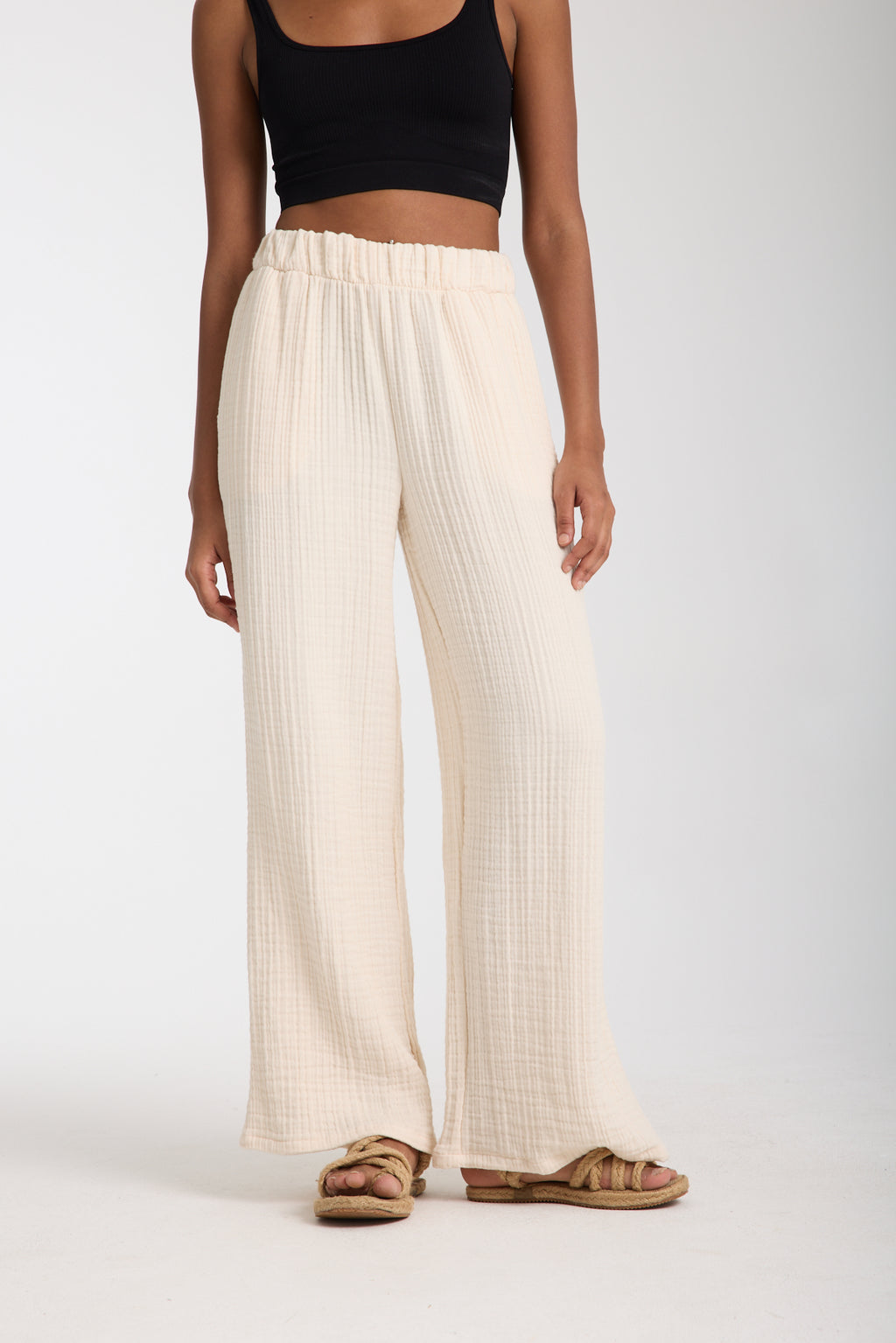 Dört Katlı Müslin Pantolon