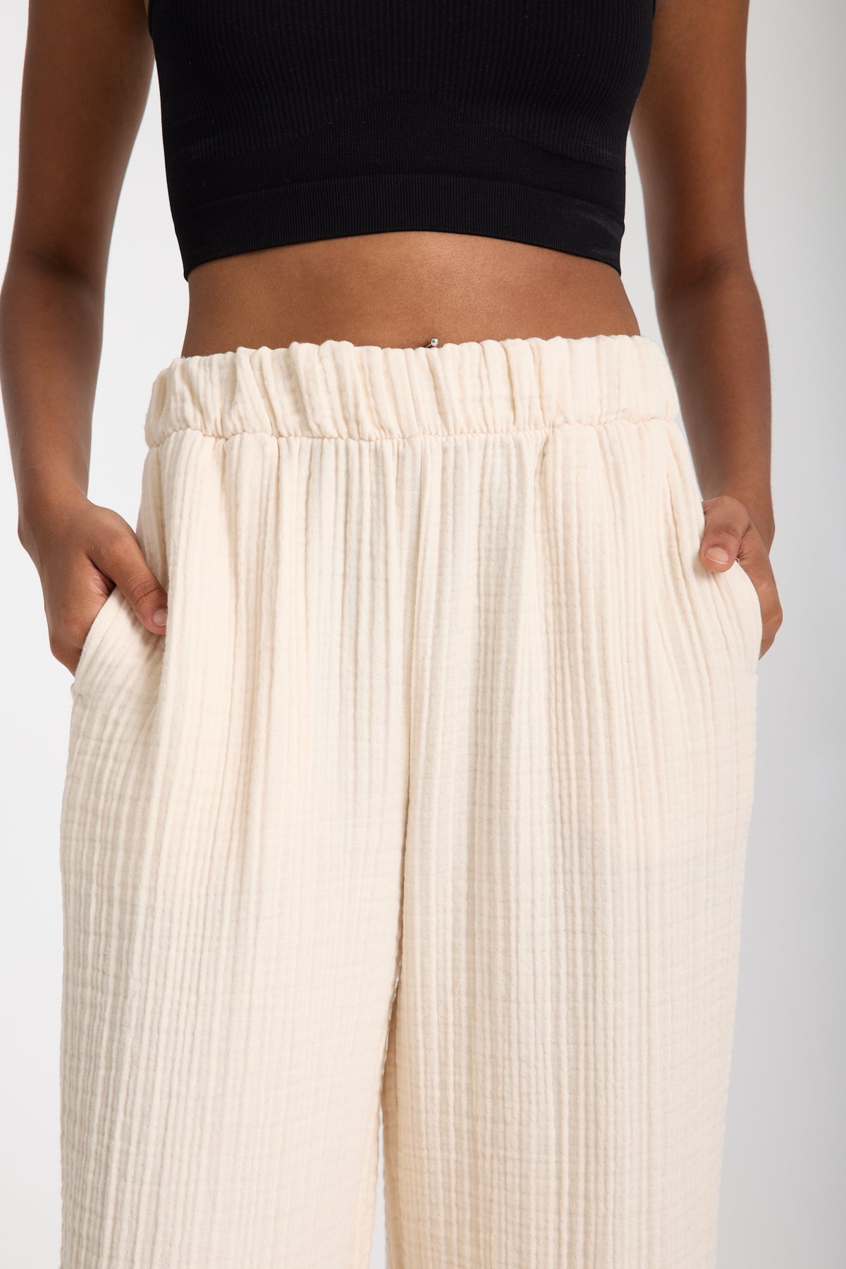 Dört Katlı Müslin Pantolon