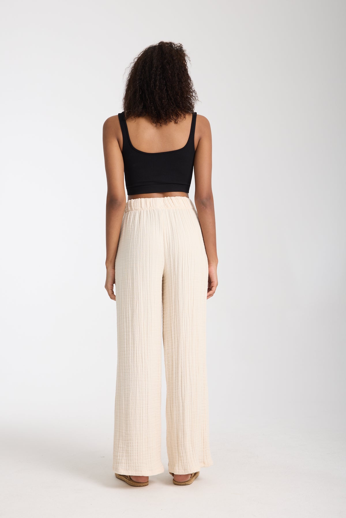 Dört Katlı Müslin Pantolon