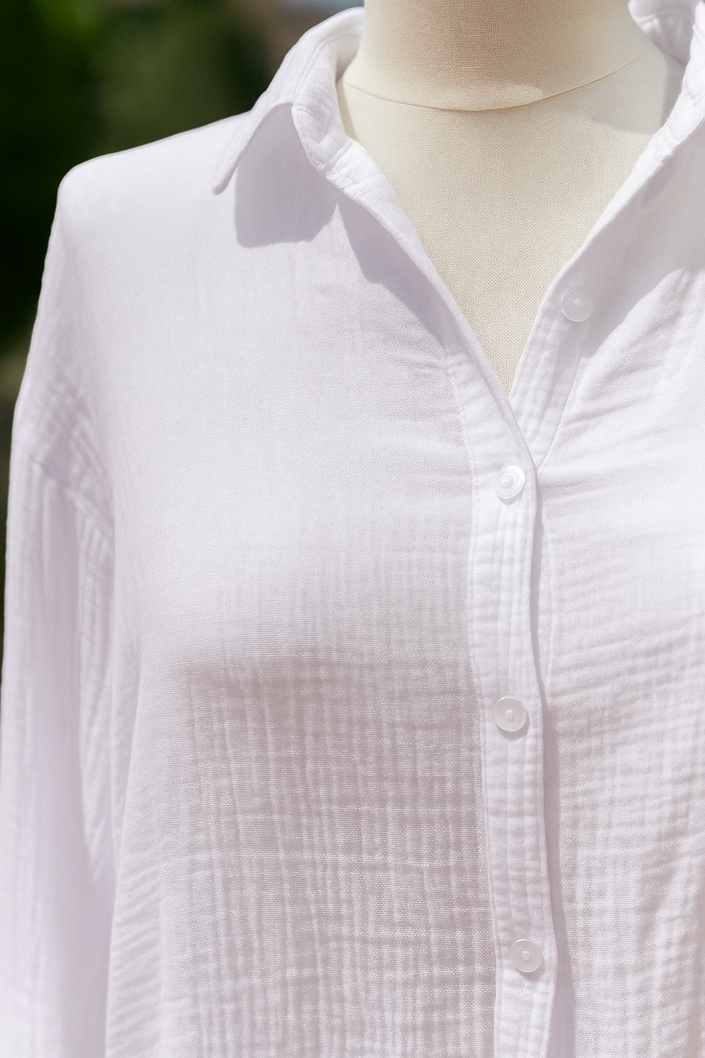 Çift Katlı Müslin Kadın Gömlek